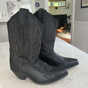 Black Western Coastal Cowgirl Cowboy Boots